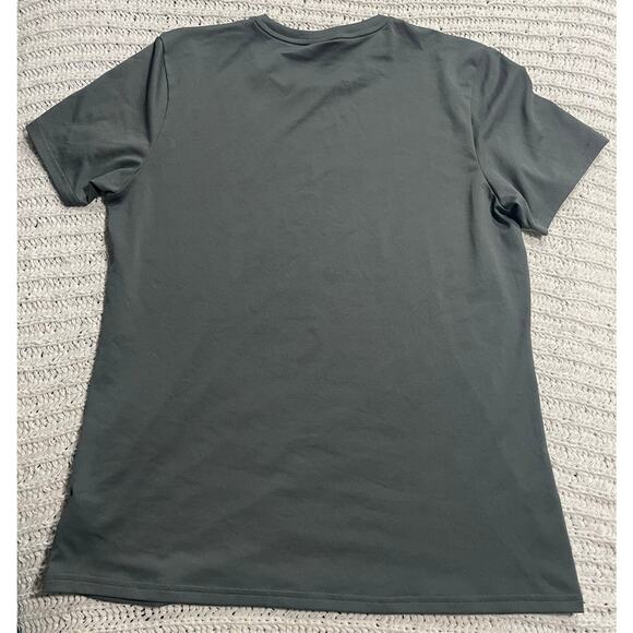 Gymshark Logo T Shirt Mens Large Gray Spell Out A1A3A Tee Short Sleeve Spell Out - Picture 5 of 7